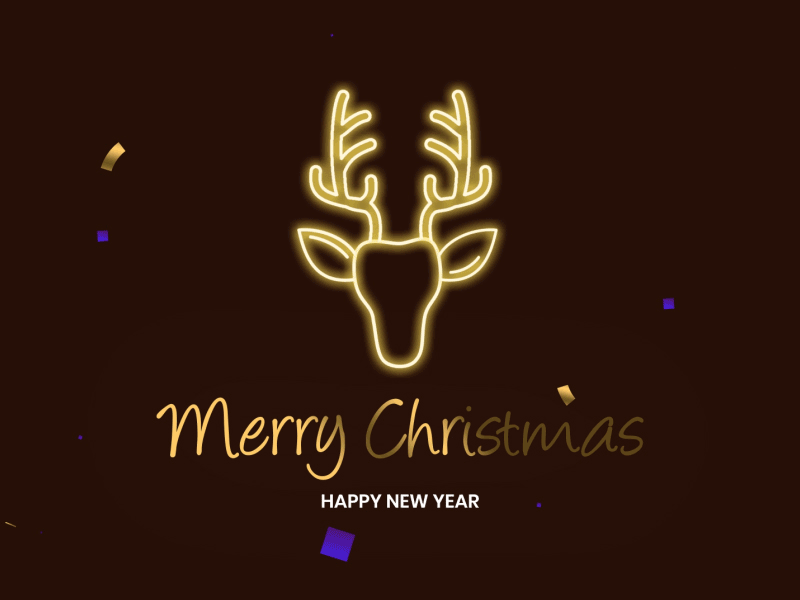 Merry Christmas 2020 animation christmas card christmas flyer happy holidays happy new year icon logo merry christmas merry xmas motion new year particles pixflow sparkles title typography website xmas card xmas flyer