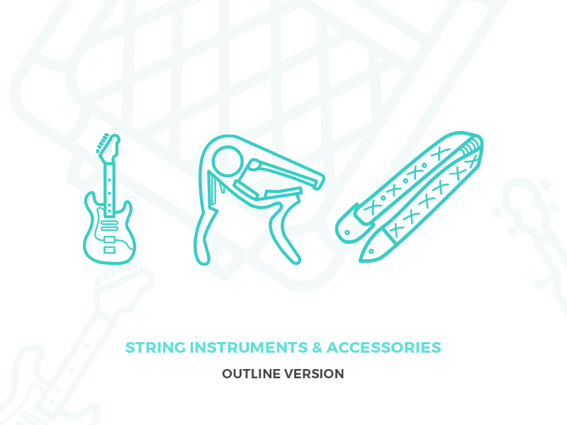 String Instrument 3 guitar guitar accessories music icons string instruments