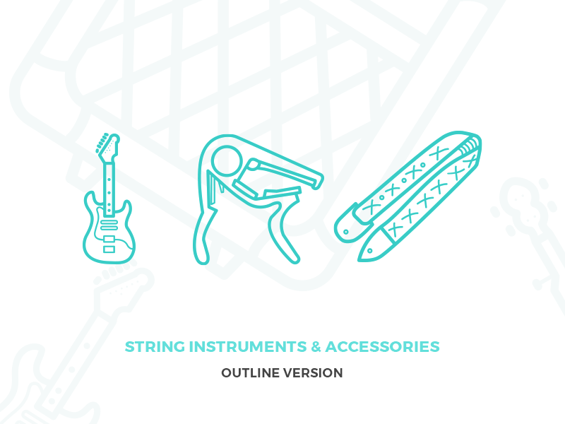 String Instrument 3 guitar accessories string instruments guitar music icons