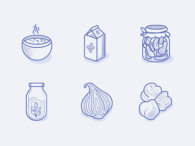 Veggie Food Icons