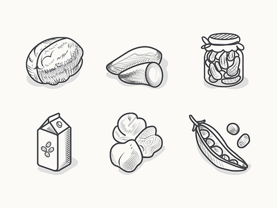 Veggie Food Icons3