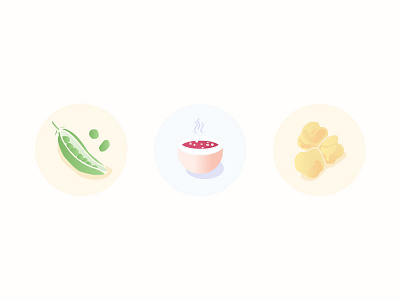 Veggie Food Icons (flat serie)