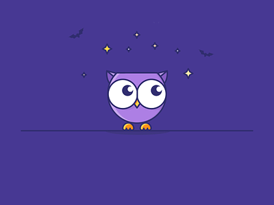 Halloween Cute Owl autumn cartoon characters cute halloween monsters owl