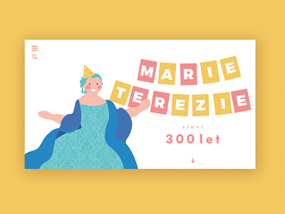 Maria Theresia illustration vector web