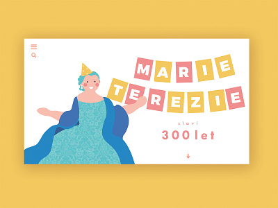 Maria Theresia illustration vector web