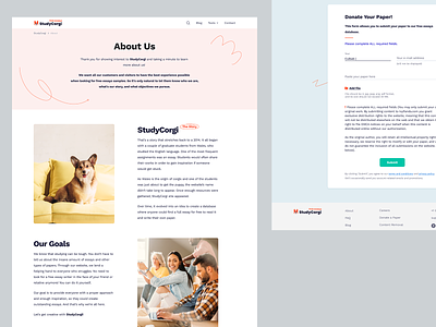 educorgi 1 about us clean design design donate education forms home page index page landing page page design page layout popups service study typogaphy ui ux validation web design