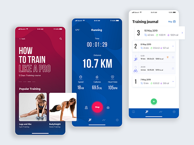 run training app