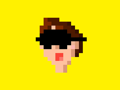 Jake 8 bit 8bit buddies caroline illustration otoole pixel