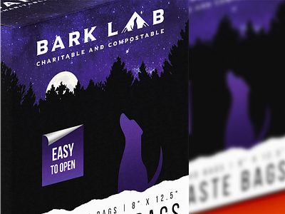 Bark Lab box brand branding color design graphic design grid illustration logo packaging packaging design pet vector