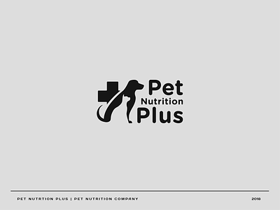 Pet Nutrition Plus branding cat design dog graphic design logo nutrition pet pet care vector