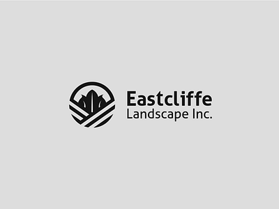 Eastcliffe Landscape Inc. brand branding design graphic graphic design grid landscape logo mark typography vector