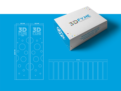 3Dfyme 3d 3dprint box brand branding color design graphic graphic design grid illustration logo stationary vector