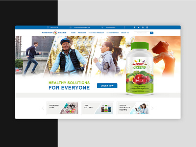 Nutrition Source Website branding design graphic graphic design landing page nutrition sport web design website website design