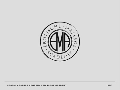 Erotic Massage Academy academy brand branding design graphic graphic design logo massage vector