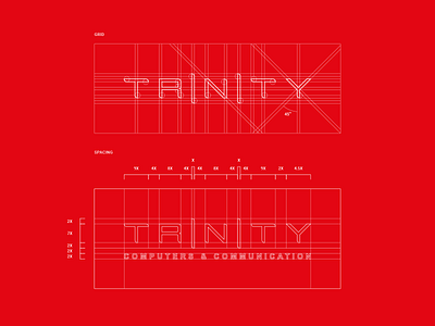 Trinity brand brand guide branding color design graphic graphic design grid logo technology vector
