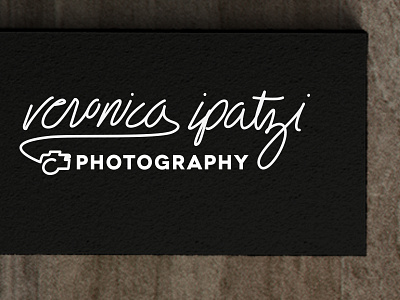 Photography Logo business card camera handwriting logo photography script