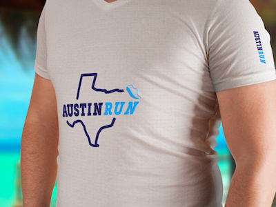 Day 07 / Austin Run brand branding challenge identity logos thirtylogos visual