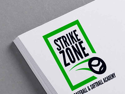 Alternate Concept academy baseball brand identity design green hitting lessons logo pitching softball strike