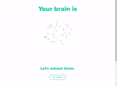 Your Brain animation brain design homepage ideas motion svg
