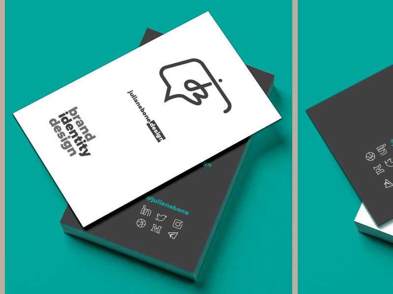 Business Card Design minimal identity illustration logo business card design design business card