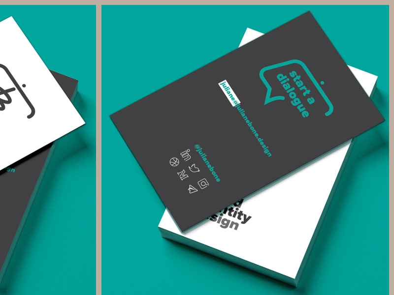 Business Card 2 design identity minimal illustration brand logo