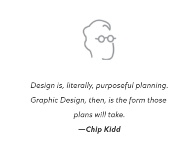 Chip Kidd design graphic design iconography motivation