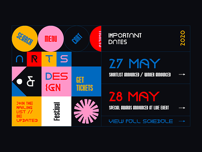 Layout #13 / color design festival poster typography ui ux vector web