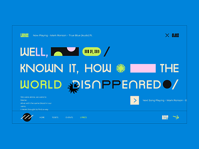 Lyrics Poster designs, themes, templates and downloadable graphic elements  on Dribbble