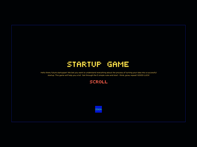 Startup Game animation color design digital gamification presentation retro snake startup storytelling ui ux vector web