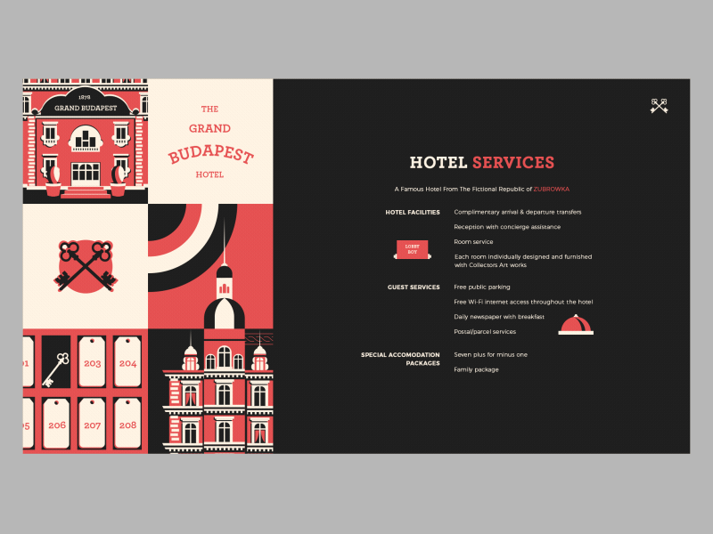 Grand Budapest Hotel booking budapest grand budapest hotel hotel illustration web
