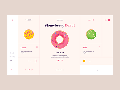 Donuts - UI Design