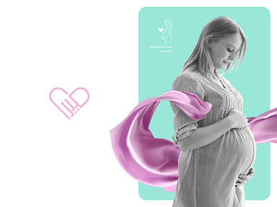 DR. Mira baby branding design icon logo logomark love minimal momtobe pregnancy pregnant ui ux