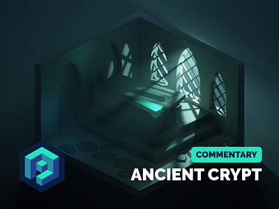 Ancient Crypt Tutorial 3d blender diorama illustration isometric low poly lowpoly lowpolyart tutorial