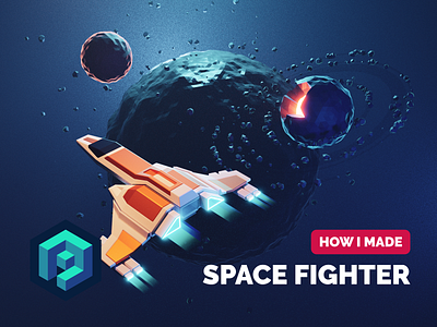 Space Tutorial 3d blender illustration isometric low poly lowpoly lowpolyart sci fi space spaceship tutorial