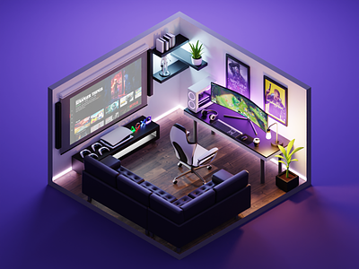 Gaming Room designs, themes, templates and downloadable graphic ...