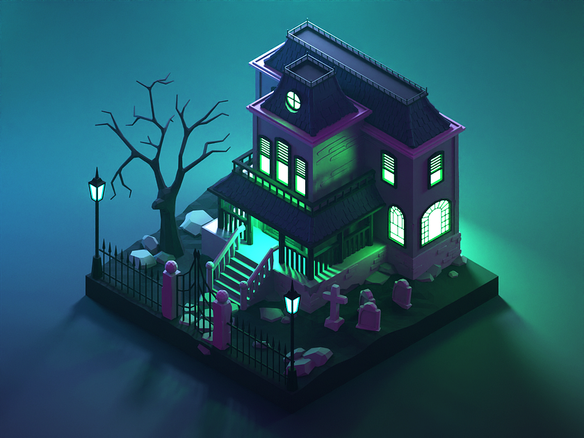 Haunted House by Roman Klčo on Dribbble