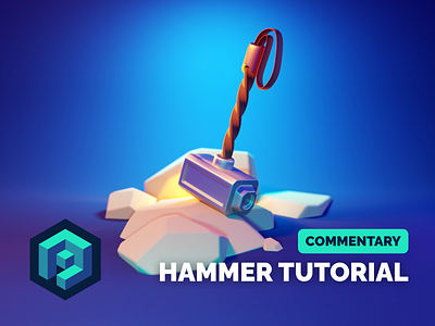 Hammer Tutorial 3d avengers blender diorama hammer illustration lowpoly render thor tutorial