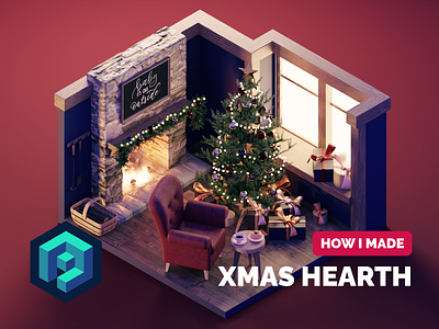 Christmas Hearth Tutorial