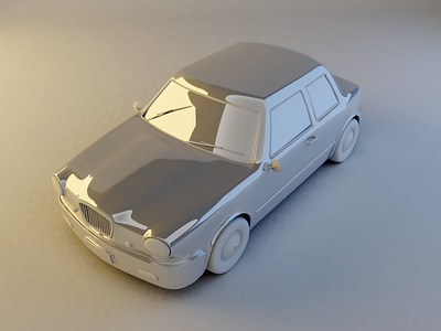 Cartoon Car Glossy {WIP} ✨ 3d blender car cartoon coupe design illustration render studio veteran