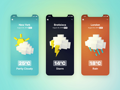 Weather Icons ⛅️🌩🌧