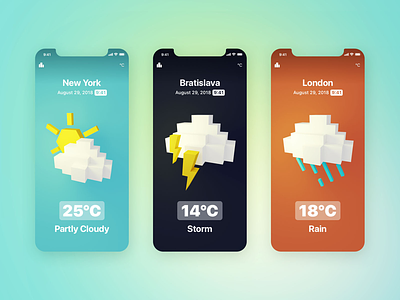 Weather Icons ⛅️🌩🌧