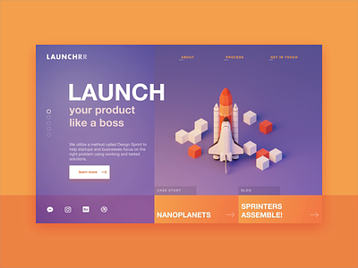 Consulting Homepage 🚀 3d animation blender design homepage illustration isometric landing page lowpoly motion render ui ux web website