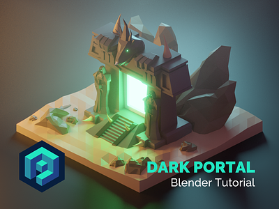 Dark Portal Blender 2.8 Tutorial