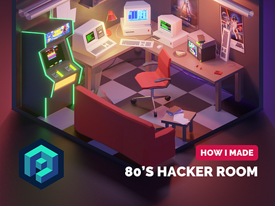 80's Hacker Room Tutorial