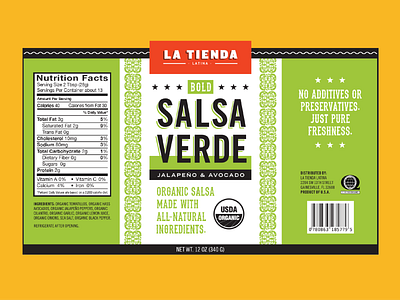 La Tienda Latina Salsa Label