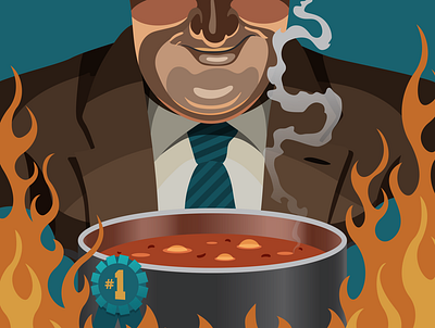 Kevin's Famous Chili chili digital illustration dunder mifflin illustration kevin kevin malone nick casale office the office