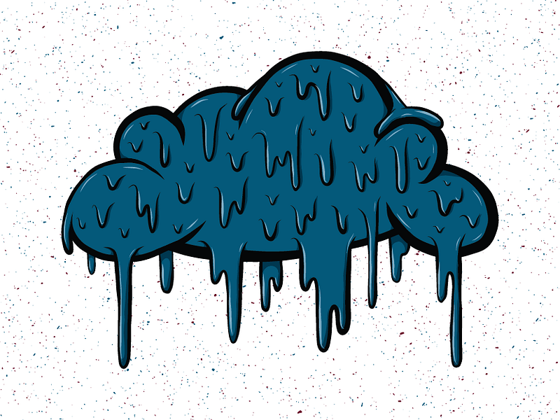 Drippy Cloud by Ernie Zielsdorf on Dribbble