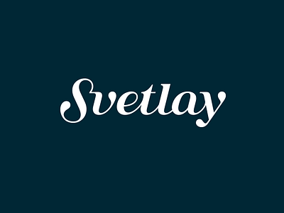 Svetlay brand branding hand made identity leatherbrand lettering logo logotype type typelogo