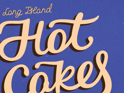 Hot Cakes Lettering lettering logo