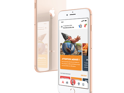 Parc Astérix iOS App application ios leisurepark mobile first parc ui ux design uxui